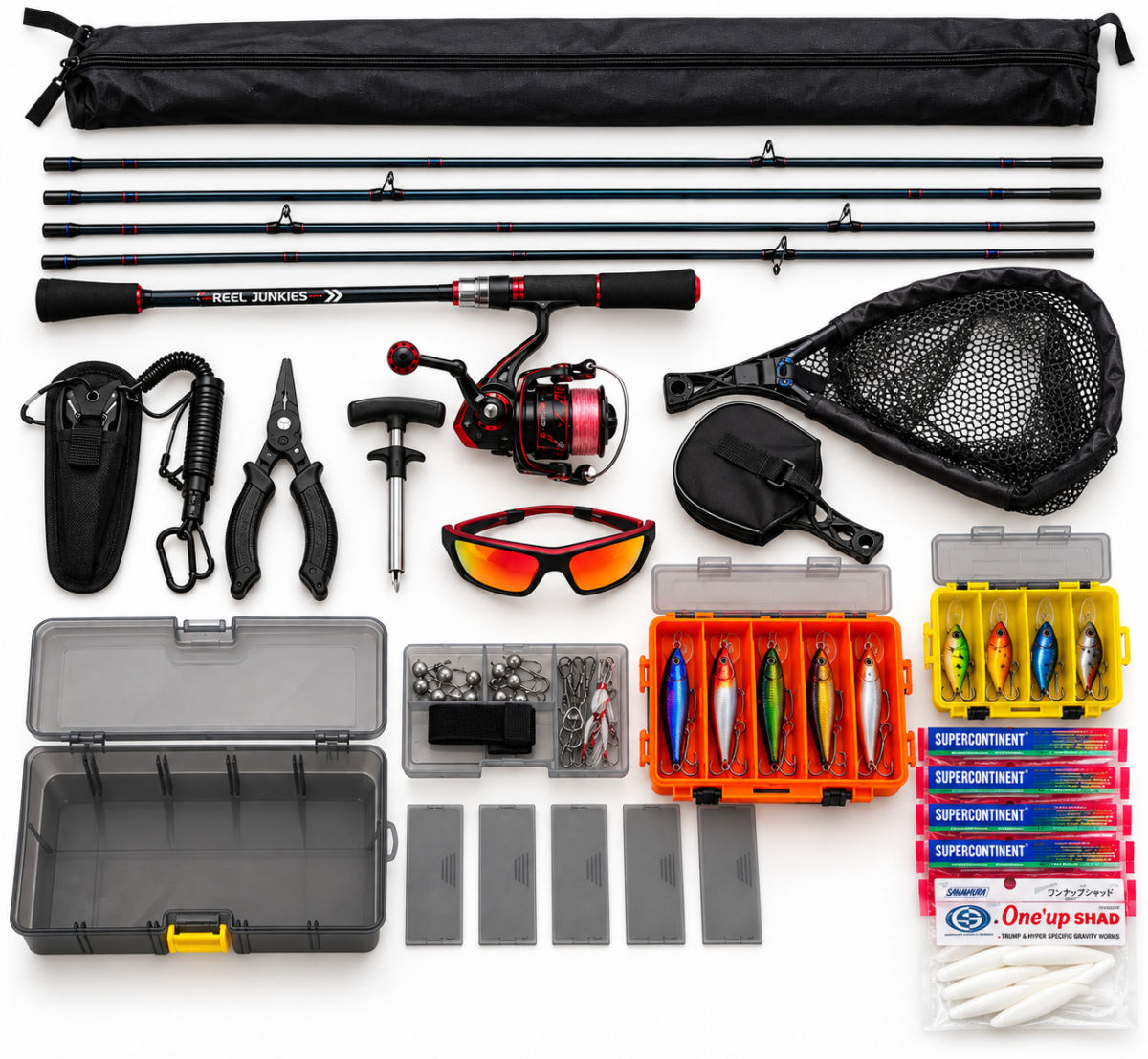 Setting up tackle along Lake Zug in Oberwil