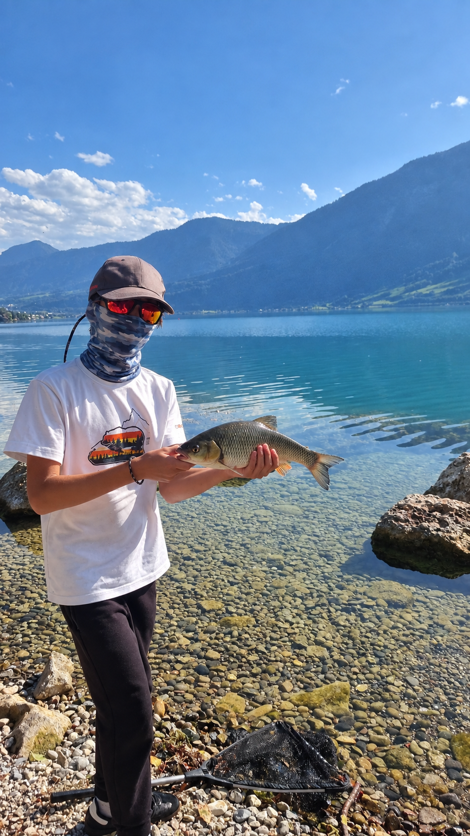 Fishing with Liam across Zug, Oberwil and Walchwil